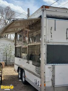 Used 8' x 16' Mobile Food Concession Trailer / Mobile Food Unit