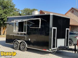 2021 - 8.5   x 16   Kitchen Food Concession Trailer with Pro Fire Suppression System