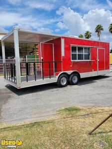 NEW - 2022 8.5' x 16' Quality Cargo Kitchen Food Concession Trailer with 8' Porch