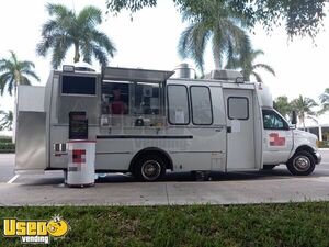 Used 2003 Ford E450 Food Truck w/ 7.3L Duramax Diesel Engine Mobile Food Unit
