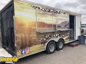 2021 8.5 x 20' Kitchen Food Concession Trailer with Pro Fire System