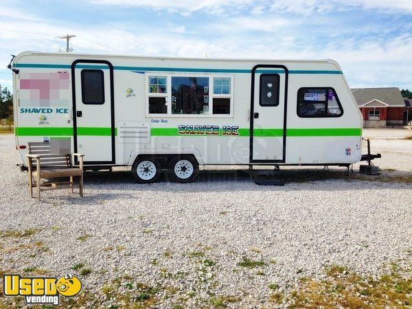 25' x 89' Shaved Ice Concession Trailer