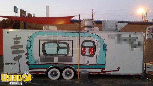 2014 - 8' x 28' Homesteader Champion Mobile Kitchen Food Concession Trailer