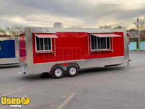 Like-New 2021 8.5' x 20' Commercial Mobile Kitchen Food Concession Trailer York