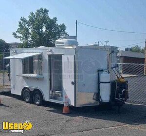 New - 2023 8' x 16' Kitchen Food Trailer | Food Concession Trailer