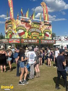 Fully Equipped 2012 Schantz 8.5 x 19 Lemonade/Corndog Carnival Style Concession Trailer