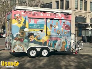 2020 8' x 20' Mini Donut Concession Trailer Mobile Vending Unit w/ HCD Insignia