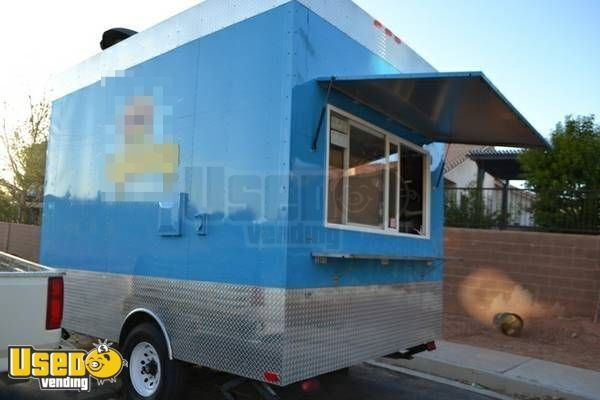 Turnkey Burger Concession Trailer with Ford Truck