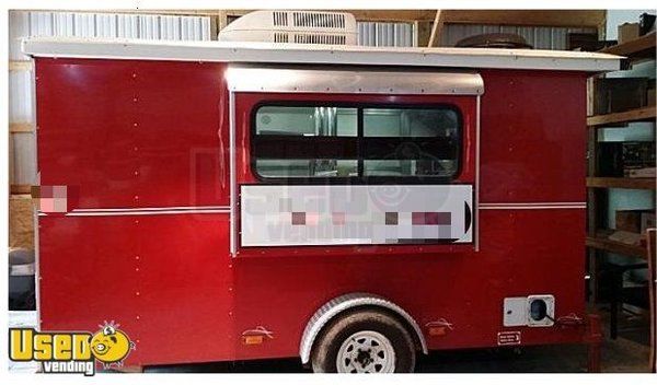 7' x 12' Mini-Donut Food Concession Trailer