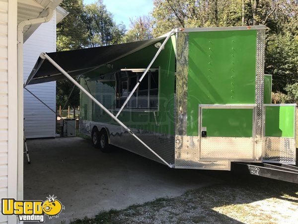 2017 - 8' x 24' Freedom Food Concession Trailer