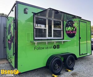 Like New - 2024 7' x 16' Diamond Cargo Food Concession Trailer with All NSF Equipment