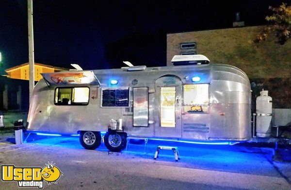 7.4' x 23' 1956 Vintage Airstream Food Concession Trailer