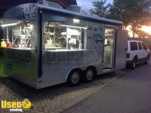 Completely Remodeled Fully Self Contained 2005 8' x 16' Cargo Mate Food Concession Trailer