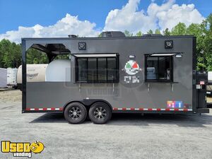 2020 8' x 20' Lightly Used Wood-Fired Pizza Trailer with Porch / Mobile Pizzeria