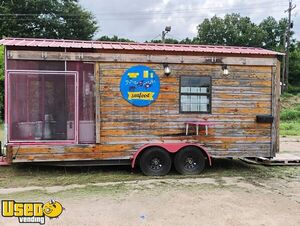 2021 7.5' x 22' Concession / Seafood Boil Trailer with Screened Porch