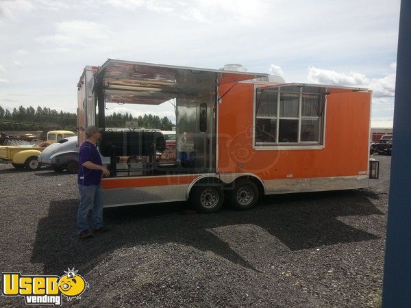 2015 - 8.5' x 22' Food Concession Trailer with Porch