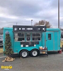 Very Versatile Wells Cargo 7.5' x 16' Food and Beverage Concession Trailer