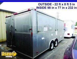 2007 8.5' x 22'  Basic Concession Vending Trailer