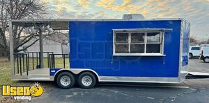 BRAND NEW 2023 - 8.5' x 22' Street Vending Food Concession Trailer with 8' Open Porch