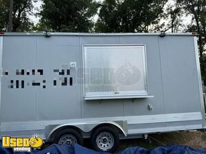 2024 8' x 16' Kitchen Food Concession Trailer with Pro Fire System