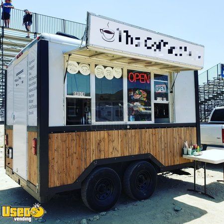 Completely Remodeled 1994 8' x 12' Wells Cargo Coffee Concession Trailer