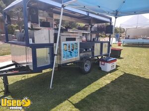 2019 5' x 12' BBQ Open Air Kitchen Food Concession Trailer Mobile Vending Unit