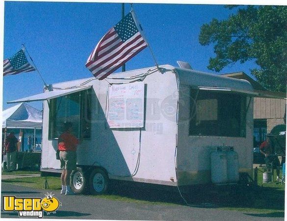 2000 - 8' x 16' Dual Axle Concession Trailer