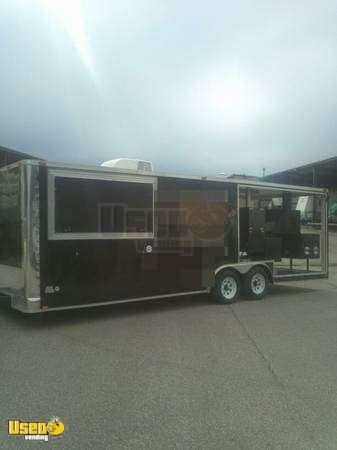 2011 - 26' BBQ Concession Trailer w/ 2 Smokers