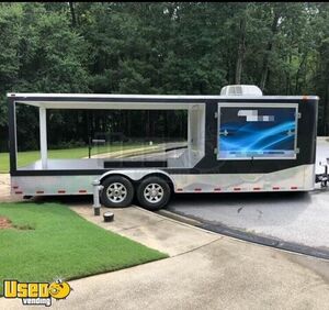 2012 - 8.5' x 27' Food Trailer with Porch with 2021 Kitchen Build-Out