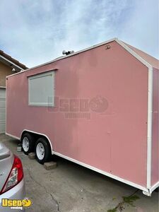 Ready-to-Complete 8' x 18' Mobile Coffee and Espresso Concession Trailer