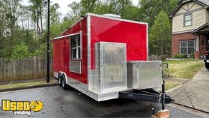 NEW - Kitchen Food Concession Trailer with Bathroom & Pro-Fire Suppression