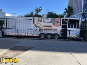 Barbecue Kitchen Food Concession Trailer with Pro-Fire Suppression