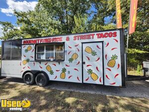 2023 8.5' x 18' Quality Cargo Kitchen Food Concession Trailer w/ Porch