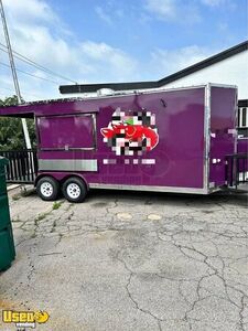 Turnkey - 2023 8' x 16' Kitchen Food Concession Trailer with 6' Porch