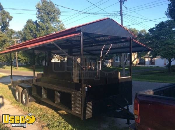 2017 - 8' x 24' BBQ Concession Trailer