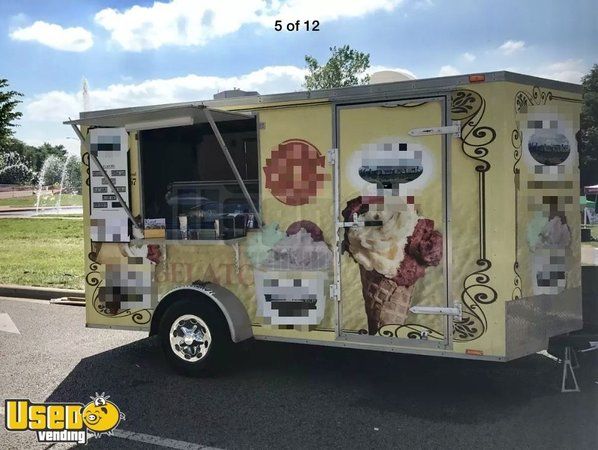 6' x 12' Ice Cream Concession Trailer