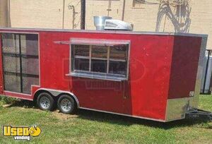 2018 - 8' x 20' Kitchen Food Concession Trailer with Screened Porch