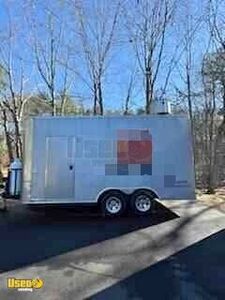Licensed - 8.5' x 16' Kitchen Food Concession Trailer with Pro-Fire Suppression