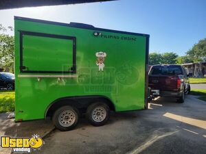 Well Equipped - 2017 8' x 12' Lark Kitchen Food Trailer with Fire Suppression System