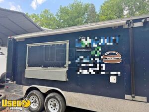 2017 8' x 20' Kitchen Food Concession Trailer with Bathroom + Pro Fire System