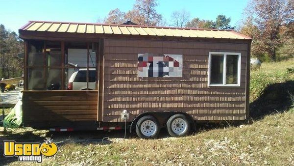 Ready to Sizzle BBQ Rig / Used Barbecue Concession Trailer with Porch