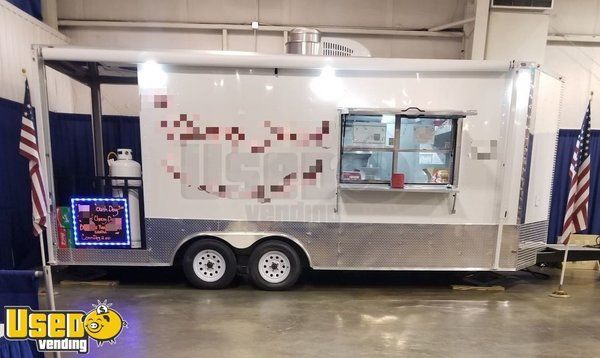 2017-8' x 20' Turnkey Food Concession Trailer with Porch