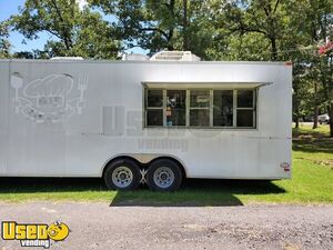 2008 - 8.5' x 26' Lark Commercial Mobile Kitchen Food Concession Trailer