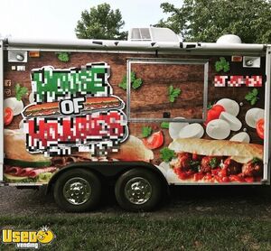 2014 7' x 14' Concession Food Trailer | Mobile Food Unit