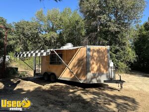 2015 8.5' x 16' Custom Built Kitchen Food Concession Trailer with 4' Porch