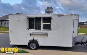 LIKE NEW - 2021 7' x 14' Kitchen Food Concession Trailer with Pro-Fire System