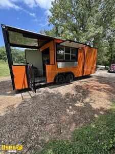 2022 24' Kitchen Food Concession Trailer with Fire Suppression System & Porch