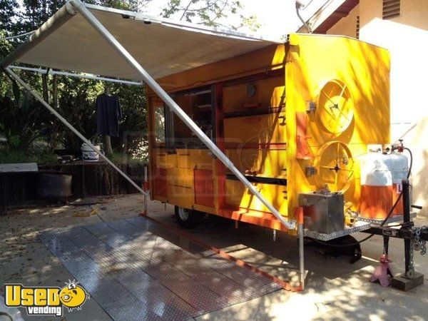 2012 - 10' x 6' Custom Built Corn / Potato Roaster Concession Trailer