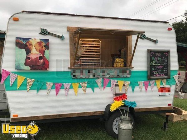 7' x 12' Retro Beverage Concession Trailer