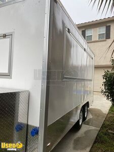 Brand New 2021 - 7.5' x 14' Mobile Kitchen Food Concession Trailer